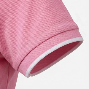 Polo en coton doux personnalisé, vente directe d'usine, col montant côtelé, 100% coton, pour femme, idéal pour le golf - Product Image 6