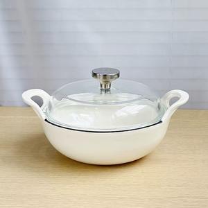 Casserole moderne en émail coloré, finition élégante, acier inoxydable, écologique, passe au lave-vaisselle, pour un style de chef professionnel - Product Image 2