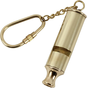 Premium Metal Emergency Whistle Keychain Loud Safety Signal Tool for Personal <b>Security</b> and Outdoor Adventure Activities - Product Image 1