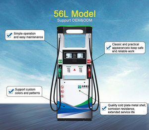 <span class=keywords><strong>Distributeur</strong></span> de carburant à 4 buses, dernière conception 2025, pour essence/diesel/pétrole, avec affichage numérique, éclairage LED de la canopée, précision de 0,30 % - Product Image 4