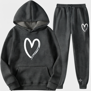 Ensemble de survêtement décontracté unisexe pour homme, 2 pièces, fermeture éclair intégrale, léger, pour le jogging, personnalisable - Product Image 4