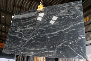Panel de Granito Negro Bosque Pulido, Piedra Natural para Encimeras, Muebles de Baño y Revestimiento de Paredes - Product Image 3