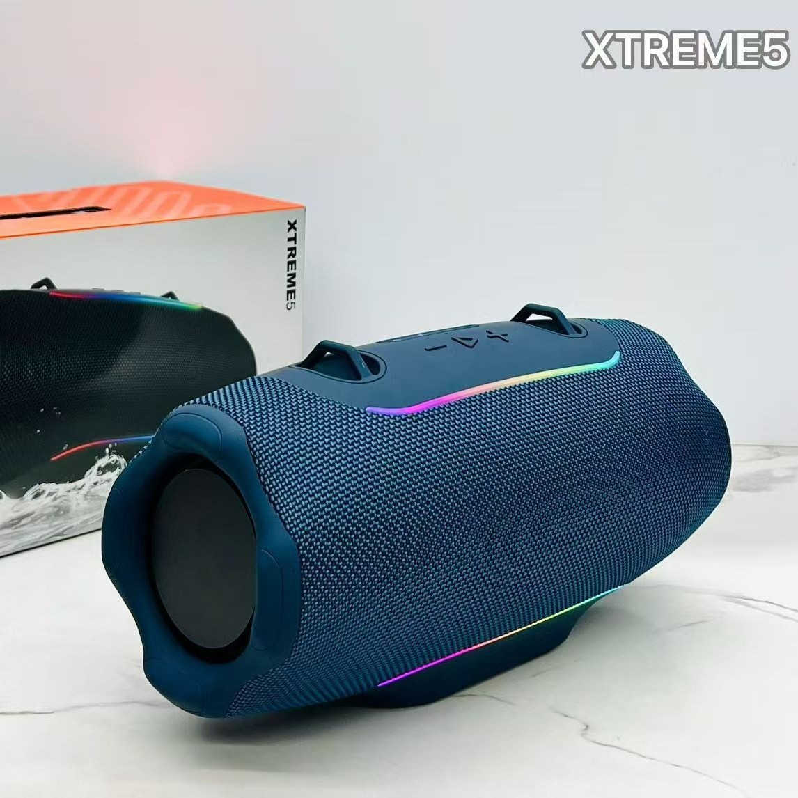 XTREME5 Speaker 30W Power Wireless Party Boombox Shoulder Strap RGB LED Light TWS Connection FM USB TF Type C Outdoor Sports · image 5