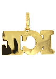 จี้เพชรรูปตัวอักษร D VINS JEWELS ICE รับรองโดย IGI ทอง 14K ชุบทอง ประดับเพชรเลี้ยงในห้องปฏิบัติการ สไตล์ฮิปฮอป เครื่องประดับสำหรับทุกเพศ เหมาะเป็นของขวัญสำหรับงานปาร์ตี้และงานแต่งงาน - Product Image 2