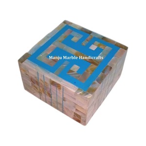 Nouvellement fait à la main produit Design de qualité supérieure nacre MDF boîte d'incrustation d'os avec forme rectangulaire pour article d'affaires cadeau de bijoux - Product Image 1