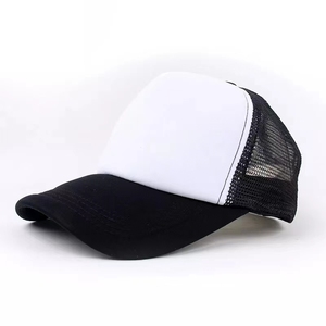 Sponge Composite Cloth Breathable Unisex Baseball Mesh <b>Hat</b> Polyester Breathable Plastic Truck Trucker Caps <b>Hats</b> - Product Image 4
