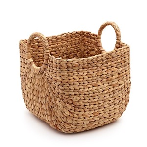 Handmade Decorative Water Hyacinth <b>Basket</b> Eco-friendly Durable Lightweight <b>Storage</b> Organizer Wholesale from Vietnam Kitchenware - Product Image 6