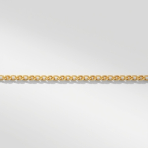 Collier chaîne gourmette en or massif 9K pour femme, collier en or véritable, chaîne fine classique, bijoux raffinés, conception personnalisée OEM - Product Image 2