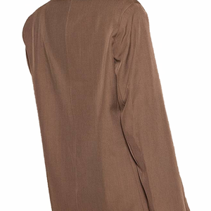 Blazer oversize pour femme, col cranté, simple boutonnage, manches longues, décontracté, pour le bureau, tendance, vente en gros OEM, personnalisable - Product Image 3