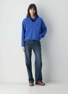 Veste polaire Sherpa pour femme, fermeture éclair intégrale, vêtement d'extérieur d'hiver, streetwear personnalisé, fournisseur OEM ODM USA - Product Image 4