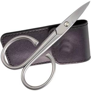 Stainless Steel <b>Cuticle</b> <b>Scissors</b> With Round Handle Portable Manicure Trimmer For Adults Durable Straight Blade Sharp Tip - Product Image 5