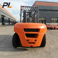 Chariot élévateur diesel PL 7 tonnes, grande capacité, mât triplex, hauteur de levage 6m, pour la logistique portuaire et la manutention de matériaux