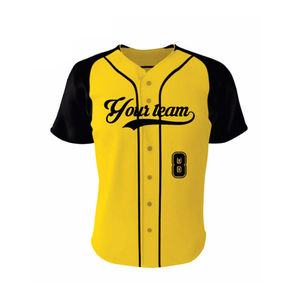 Maillots de baseball personnalisés pour les fans des équipes sportives, coupe confortable et respirante avec noms et numéros personnalisés - Product Image 1