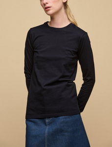 Camiseta de Mujer con Diseño de Logotipo Personalizado, 100% Algodón, 180 GSM, Manga Larga, Estilo Casual, Opciones Multicolores, Fabricación OEM, Venta al Por Mayor - Product Image 3