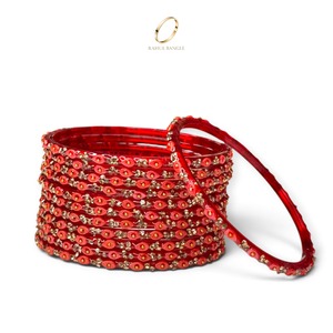 Vente en gros de bracelets en verre kashmiri traditionnels à coupe émeraude en forme de goutte d'eau – Bracelets indiens en gros, bracelets faits à la main et bijoux de mariage - Product Image 2