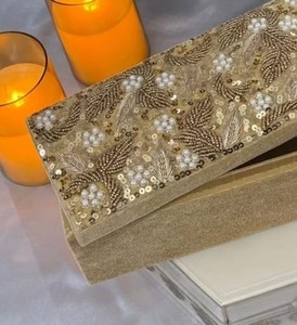 Embroidery and Beaded Jewelry Organizer Handmade and Ladies Use <b>Box</b> by whimsy art craft - Product Image 3