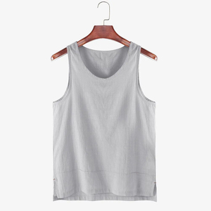 High Quality <b>Men</b> Tank <b>Top</b> OEM Polyester <b>Mesh</b> Fabric Breathable Sleeveless Gym Workout Vest Supplier Manufacturer - Product Image 1