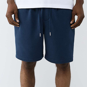 Shorts Bermuda en Coton Uni pour Homme avec Cordon de Serrage, Taille Mi-Haute, Poches, Respirant, Style Tricoté - Product Image 5