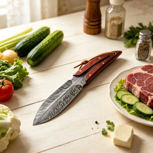 Ensemble de couteaux de cuisine forgés à la main, 2 pièces, couteau à désosser, couteau de chef, couteau à steak, couteau à légumes, fruits, poisson, viande, couteaux professionnels - Product Image 1