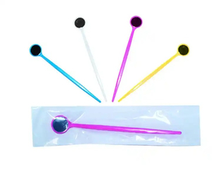 Dental Instrument Disposable Dental Exam Mouth <b>Mirrors</b> Oral <b>Plastic</b> Colored Anti Fogging <b>Mirror</b> Dental - Product Image 5