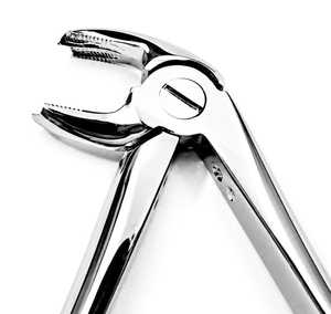 Tarrant Global PF-15 Forceps d'extraction dentaire pédiatrique, petite taille, bec de corne de vache, poignée ergonomique texturée pour molaires inférieures - Product Image 1