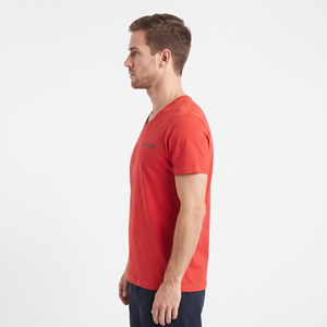 Camiseta de algodón de cuello en V para hombre de alta calidad, asequible y cómoda, camisetas deportivas para hombre con cuello en V y cuello redondo. - Product Image 4