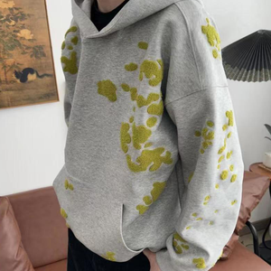 Sudadera con Capucha para Hombre, de Invierno, Gruesa, Corte Regular, de Algodón y Felpa, Estilo Urbano, con Logotipo Personalizado, de Secado Rápido y Transpirable - Product Image 3