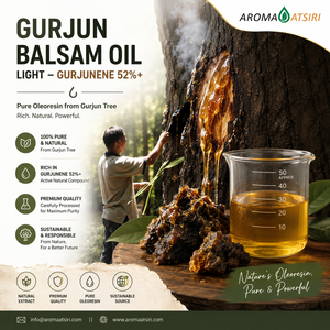 Huile de balsam de Gurjun de qualité supérieure Aroma Atsiri Indonésie, grade léger (Min.) 52%+ avec un arôme boisé profond pour la parfumerie - Product Image 1