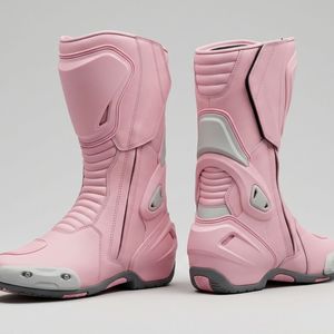 Bottes de moto longues sur mesure, chaussures de moto personnalisées avec des matériaux durables et une coupe ergonomique pour les motards professionnels - Product Image 4