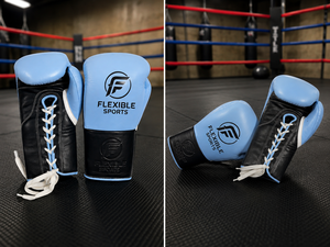 Guantes de Boxeo Profesionales MMA No Boxing No Life, Estilo Mexicano, con Cordones, Dedos Completos, Unisex, Cuero Genuino, Antideslizantes, Absorben la Humedad - Product Image 2