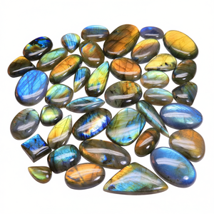 Labradorite de qualité supérieure en gros à prix de gros, cabochon bleu, labradorite multichrome pour bijoux par MAHNA GEMS - Product Image 1
