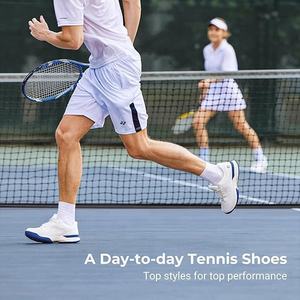 รองเท้ากีฬาคุณภาพสูง ระบายอากาศได้ดี ทนทาน รองรับอุ้งเท้าอย่างดี เหมาะสำหรับฤดูใบไม้ร่วง กิจกรรมกลางแจ้ง บรรเทาอาการปวดฝ่าเท้า สำหรับผู้ชายและผู้หญิง เล่นเทนนิสและกีฬาอื่นๆ - Product Image 5