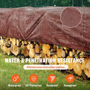 Lona de Polietileno Impermeable Extra Gruesa de 16 Mil, 20x40 pies, Multiusos para Exteriores con Ojales, Nueva Lona Extra de 20x40 pies y 16 Mil - Product Image 2