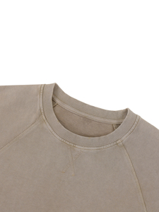 เสื้อยืดทรงบ็อกซี่ ยูนิเซ็กส์ รุ่น Raw Edges Vintage Washed ผ้าคอตตอนพรีเมียม 320 กรัม ปรับแต่งได้ตามต้องการ - Product Image 3