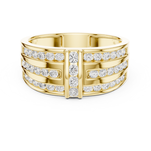 Bague en Moissanite pour Homme, Style Hip Hop Panthère, Plaqué Or Rose, Argent Sterling 925, Bijou de Luxe Tendance, Cadeau - Product Image 3