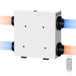 Système de ventilation à récupération de chaleur MVHR à récupération sensible de 82 %, intégration Modbus RS485 BMS, ventilateur à deux vitesses <span class=keywords><strong>pour</strong></span> bâtiments résidentiels - Product Image 2