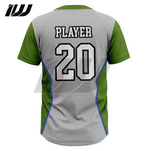 Uniformes de Béisbol Personalizados de Poliéster Sublimado, Uniformes Baratos Unisex de Secado Rápido, Antibacterianos y Transpirables para Softbol - Product Image 4