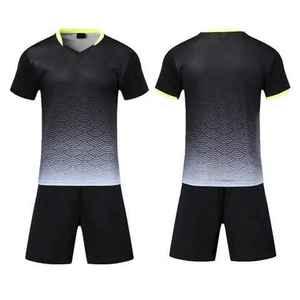 เสื้อฟุตบอลแบบใหม่คุณภาพสูง ชุดยูนิฟอร์มผู้ชาย ชุดทีมแขนสั้น โพลีเอสเตอร์/คอตตอน ระบายเหงื่อได้ดี เป็นมิตรกับสิ่งแวดล้อม - Product Image 6