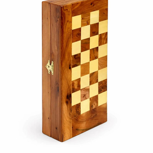 ILAHI's Eco-Friendly Rustic Polished Rectangle <b>Chess</b> <b>Board</b> Game 100% Handmade Pure Wood Animal/Love Style Customized Size <b>Chess</b> - Product Image 1