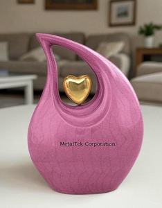 Emerald Green Custom Colour Tear Drop Metal Cremation Urns Decorative Funeral Memorial <b>Keepsake</b> <b>for</b> <b>Ashes</b> Storage High Quality - Product Image 3