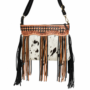Bolso de Hombro de Cuero Vacuno Vintage con Flecos para Mujer |   Bolso de Mujer Estilo Occidental |   India 2026 Calidad de Exportación Deluxe - Product Image 1