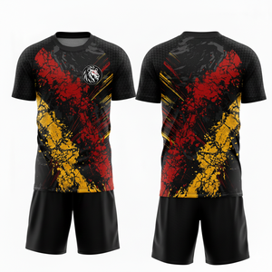 Conjunto de Uniforme de Fútbol Sublimado con Logotipo Personalizado, Uniformes de Entrenamiento de Secado Rápido, Equipación de Club, Estilo Retro, Corte 100% Automatizado - Product Image 4