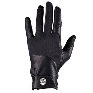 Low MOQ Design Your Own Winter Leather Horse Riding Gloves Full <b>Finger</b> Adjustable Wrist <b>Strap</b> High Quality - Product Image 2