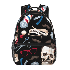 Maletín de Maquillaje Clásico Negro de PVC con Cierre, Mochila Cosmética de Lado Suave para Organizar, Almacenar y Viajar, con Bolsillo Lateral - Product Image 3