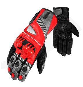 Promoción: Nuevos Guantes de Motocicleta Elegantes de Cuero Vacuno, Guantes Largos para Motocross y Turismo, Alta Calidad para Hombre - Product Image 4
