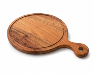 Bandeja de Madera para Pizza Hecha a Mano, Tabla de Servir de Madera de Acacia, Bandeja Redonda de Madera para Servir Pizza - Product Image 4