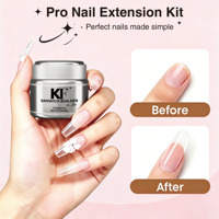 Gel de construction naturel nude rose beige pour extension d'ongles UV LED, marque privée OEM
