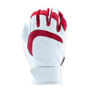 Guante de béisbol 100% cuero genuino con correa de muñeca ajustable, cómodo, diseño personalizado, guantes de bateo con palma de cuero. - Product Image 2