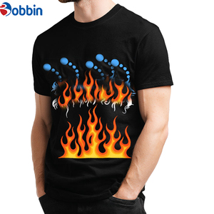 Camisetas Sublimadas de Poliéster/Algodón Tejido Sólido, Cuello Redondo, Manga Corta, Secado Rápido, Transpirables, Corte Regular, Casuales, Personalizadas para Hombre - Product Image 2