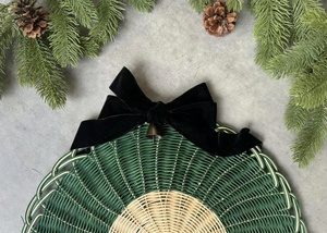 Rattan <b>Table</b> <b>Placemat</b> <b>for</b> Christmas Holiday Dining Natural Eco Friendly Boho Farmhouse <b>Table</b> Decoration Handmade Wicker Charger - Product Image 3